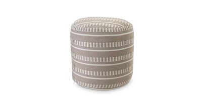 Perth Stripe Pouf